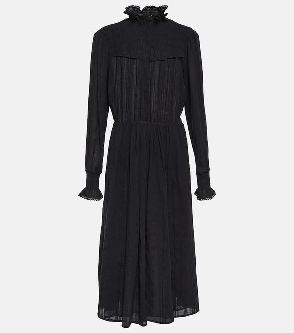 Marant Etoile Imany cotton-blend midi dress | LYBSTORE