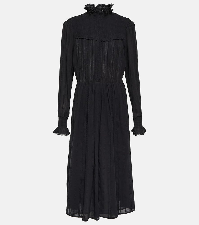 Marant Etoile Imany cotton-blend midi dress