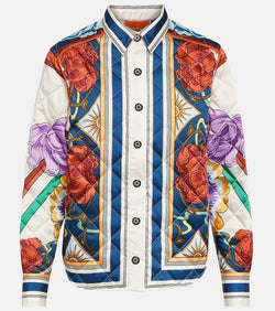 La DoubleJ Edie printed quilted twill jacket