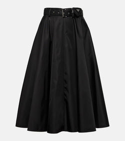 Prada Re-Nylon belted midi skirt