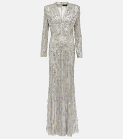 Jenny Packham Vivien embellished gown