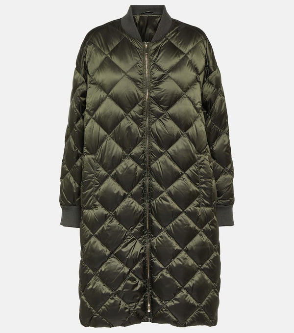 Max Mara Trebi quilted down coat