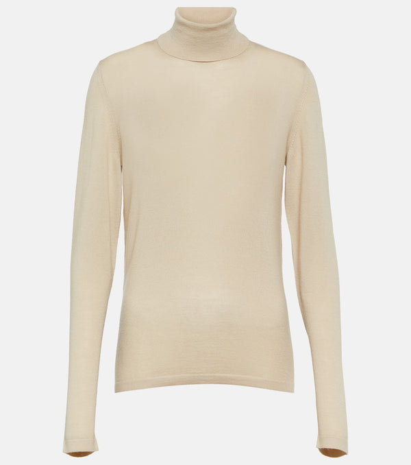 Max Mara Lecco virgin wool turtleneck top