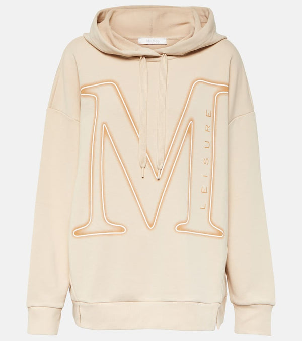 Max Mara Leisure Salice cotton jersey hoodie