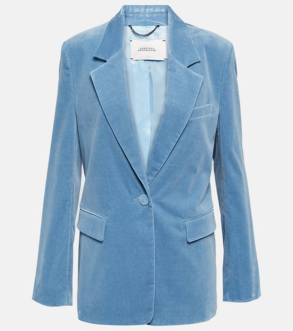 Dorothee Schumacher Elegance Softness velvet blazer