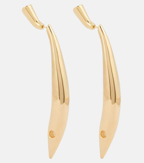 Bottega Veneta Sardine 18kt gold-plated sterling silver earrings