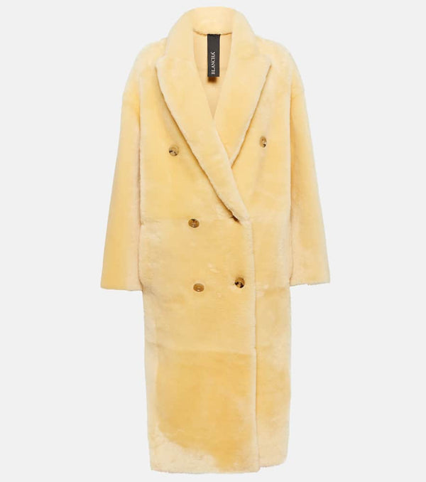 Blancha Double-breasted shearling coat