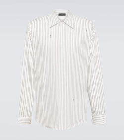 Amiri Logo cotton poplin shirt