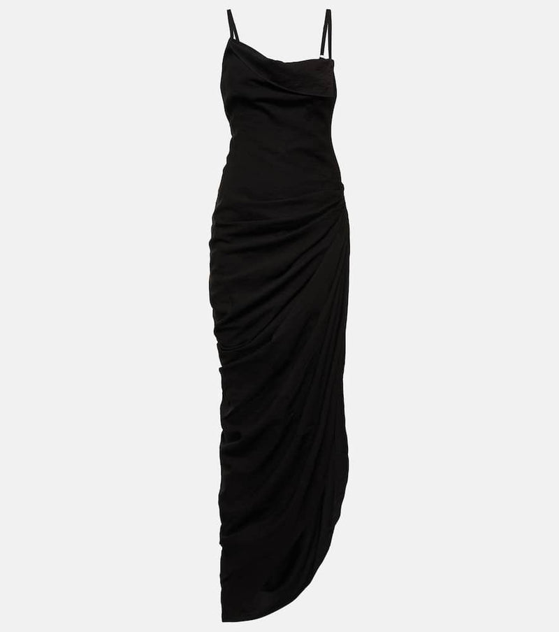 Jacquemus La Robe Saudade draped maxi dress