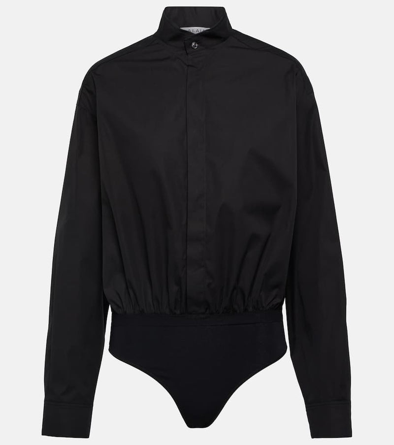 Alaïa Cotton poplin bodysuit