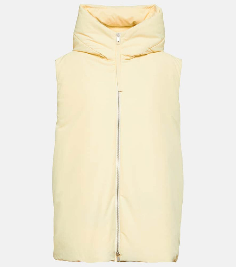 Jil Sander Oversized hooded down vest