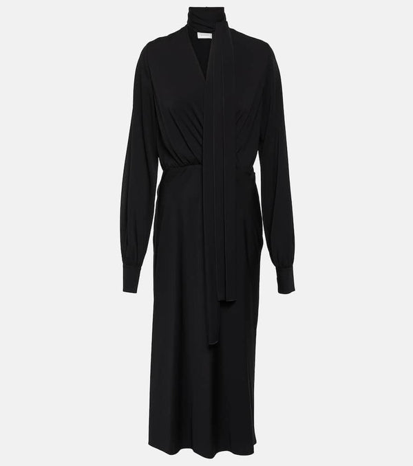 Sportmax Disegno silk crêpe midi dress