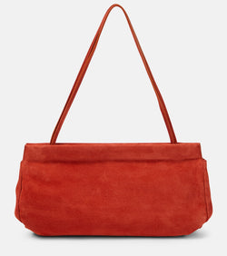 The Row Abby Small suede shoulder bag