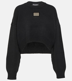 Dolce & Gabbana Logo wool and cashmere sweater