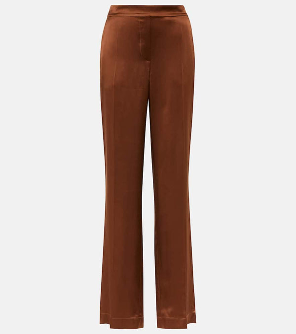 Joseph Tova high-rise satin straight pants