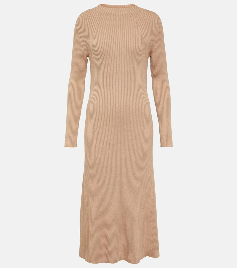 Joseph Knitted silk-blend midi dress