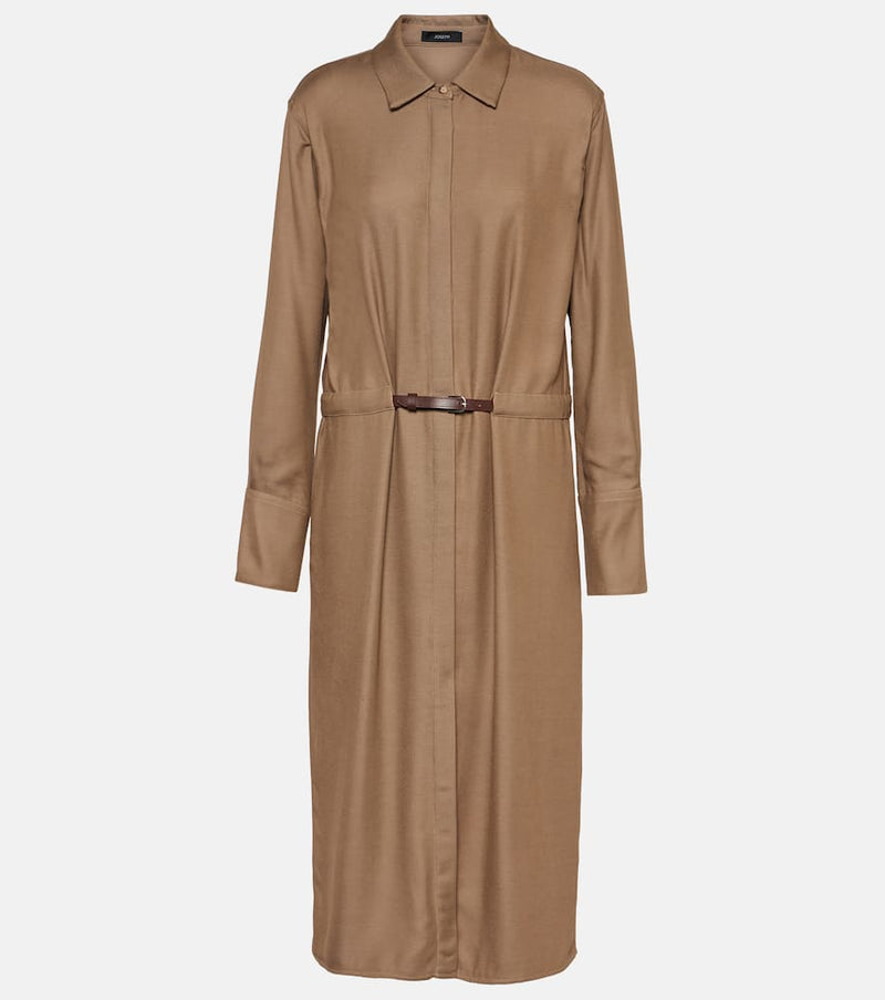 Joseph Daval twill midi dress