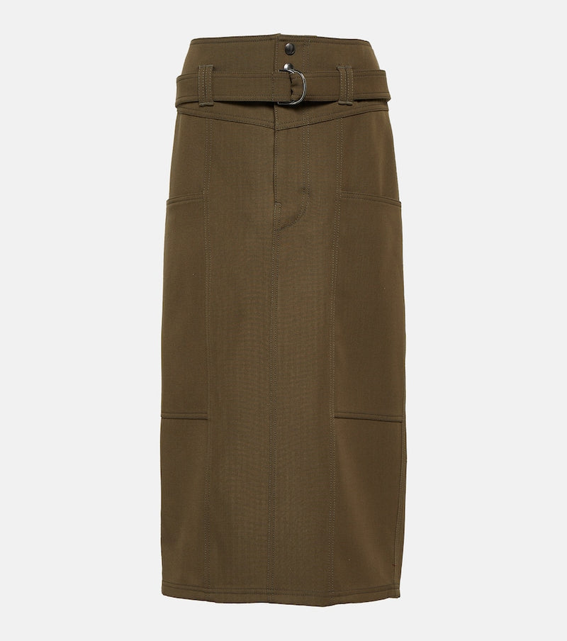 Tod's Wool midi skirt