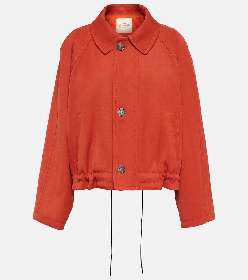 Tod's Cropped virgin wool jacket