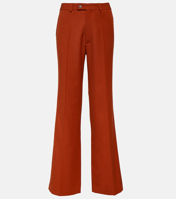 Tod's Wool crêpe wide-leg pants