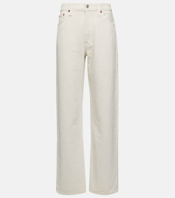 Re/Done High-rise straight jeans