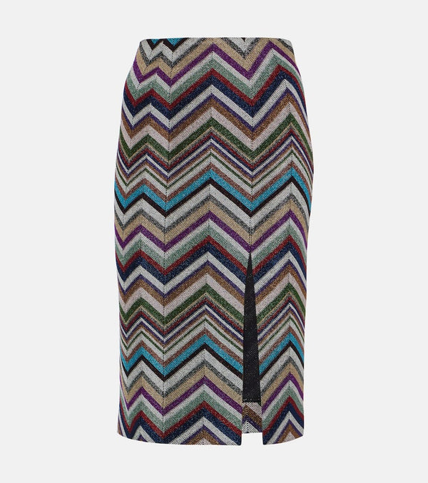 Missoni Zig Zag wool-blend pencil skirt