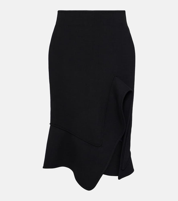 Bottega Veneta Crêpe midi skirt