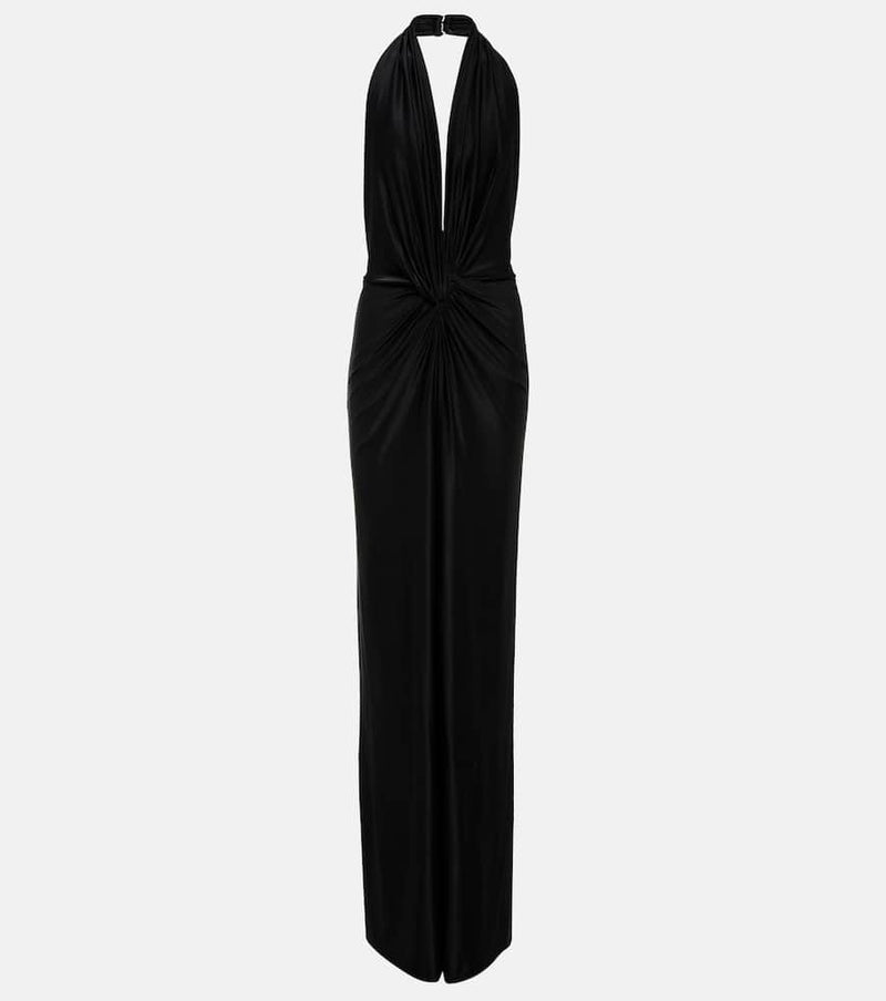 Costarellos Halterneck jersey jumpsuit