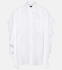 Simone Rocha Embroidered cotton shirt