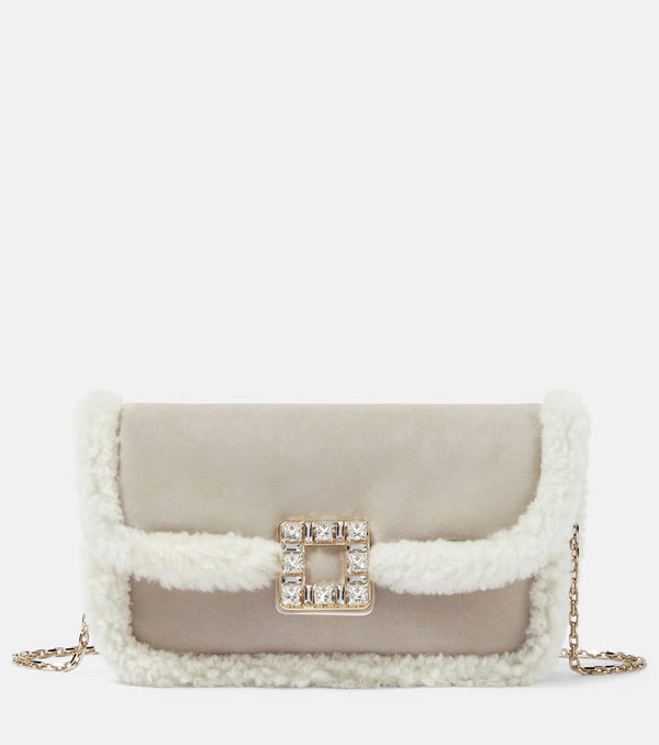 Roger Vivier Jeu de Fille suede shoulder bag