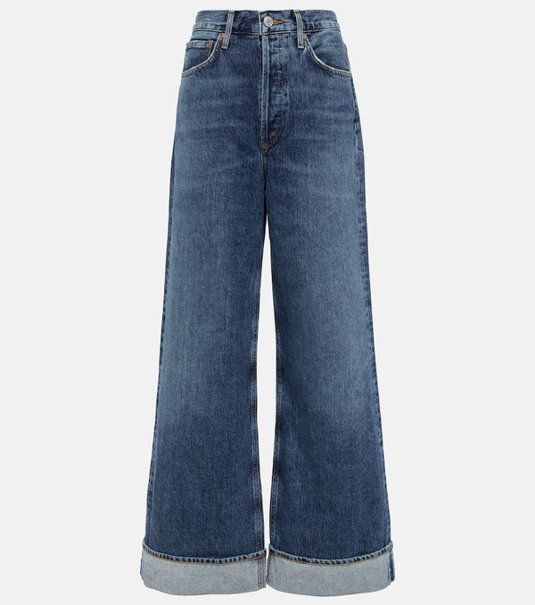 Agolde Dame high-rise wide-leg jeans