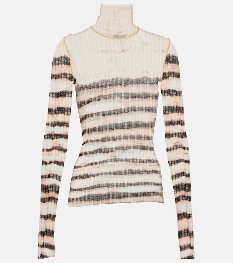 Jean Paul Gaultier x KNWLS striped turtleneck top