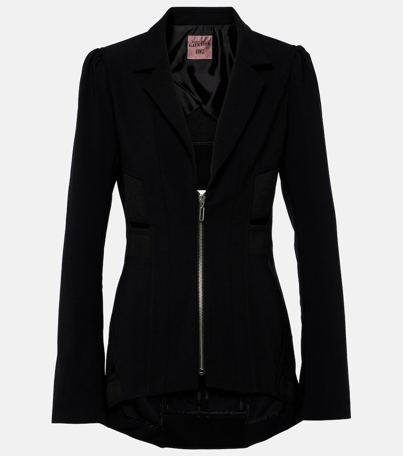 Jean Paul Gaultier Zipped blazer