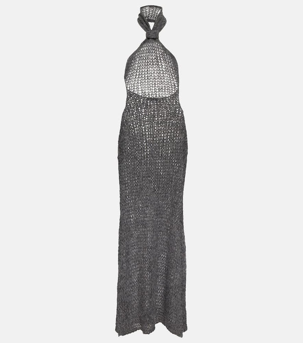 Ann Demeulemeester Halterneck alpaca-blend maxi dress