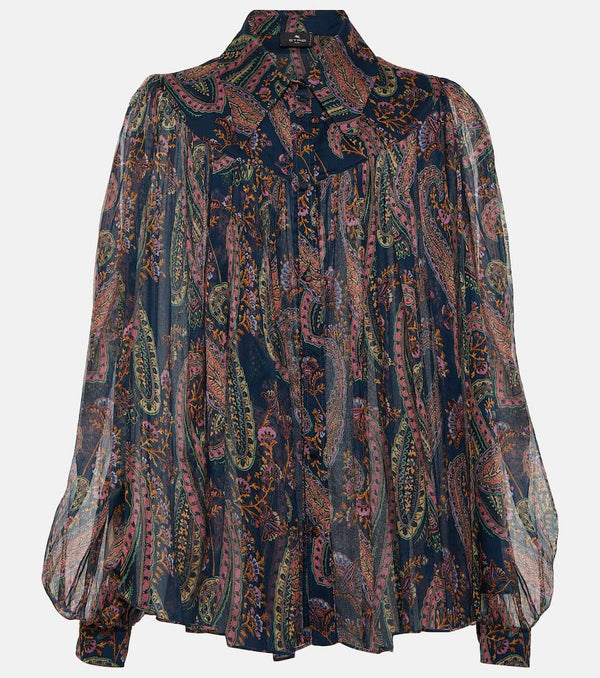 Etro Paisley silk shirt