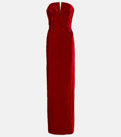 Tom Ford Strapless velvet gown