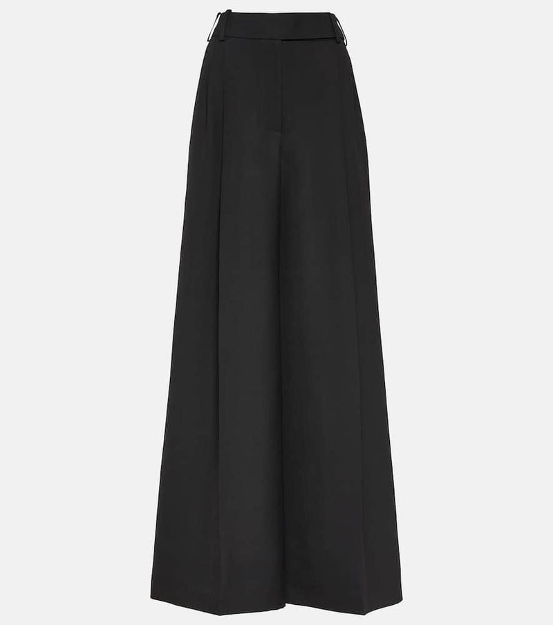 Alexandre Vauthier High-rise wool wide-leg pants