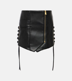 Simkhai Leather miniskirt