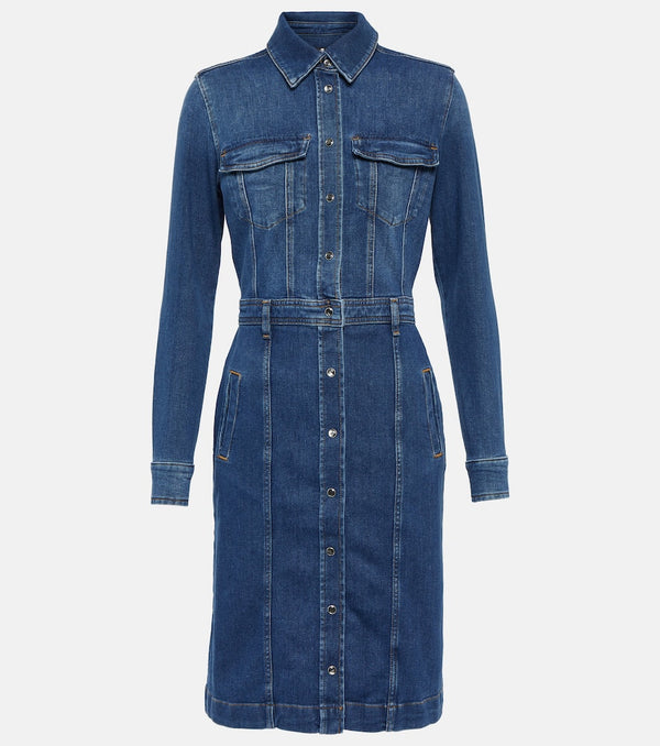 7 For All Mankind Luxe denim shirt dress