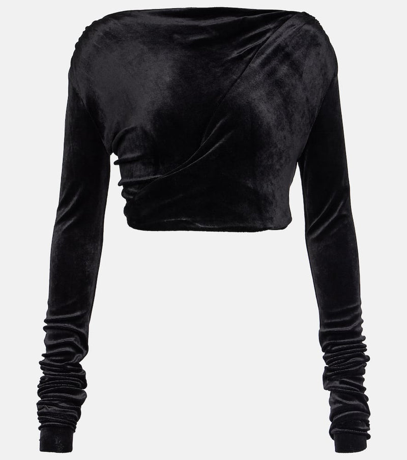 Rick Owens Lilies jersey cropped top