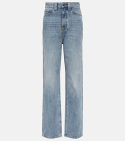 Khaite Albi high-rise straight jeans