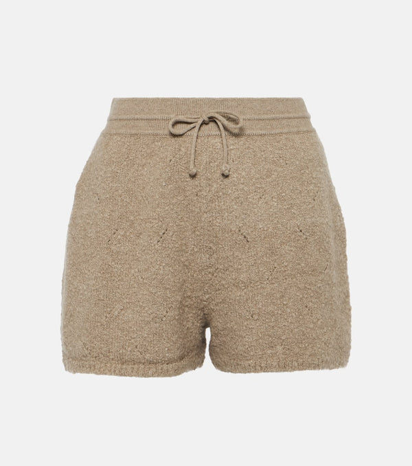 Loro Piana Drawstring cashmere shorts