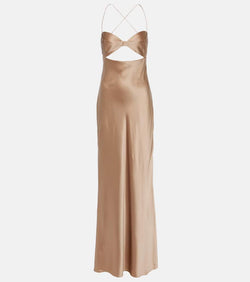 The Sei Silk satin gown