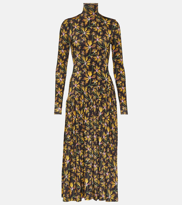 Ulla Johnson Fernanda floral jersey midi dress