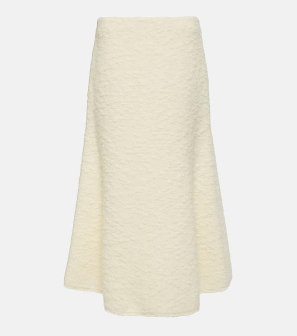 Chloé Wool-blend midi skirt