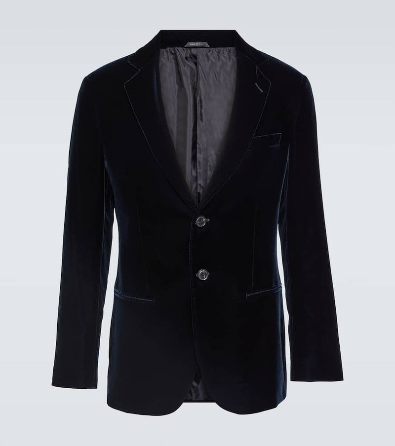 Giorgio Armani Velvet tuxedo jacket