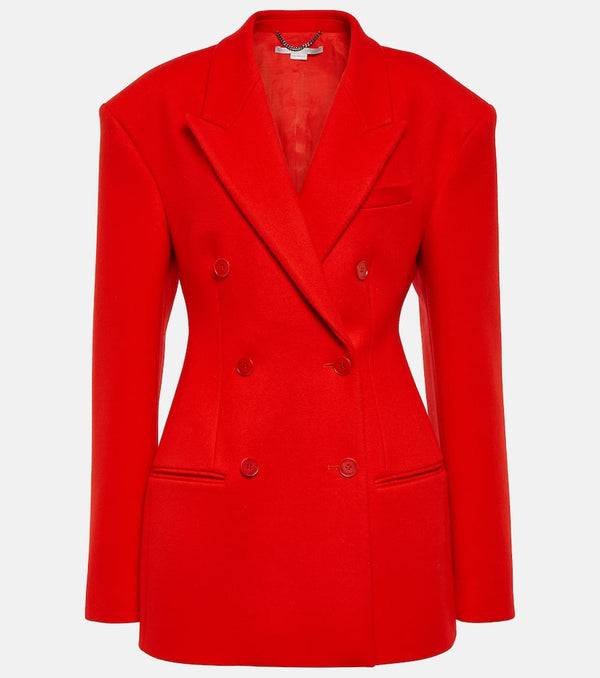 Stella McCartney Double-breasted wool blazer