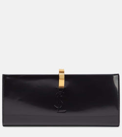 Saint Laurent Daria Minaudière leather clutch