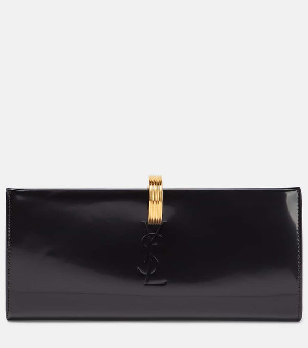 Saint Laurent Daria Minaudière leather clutch