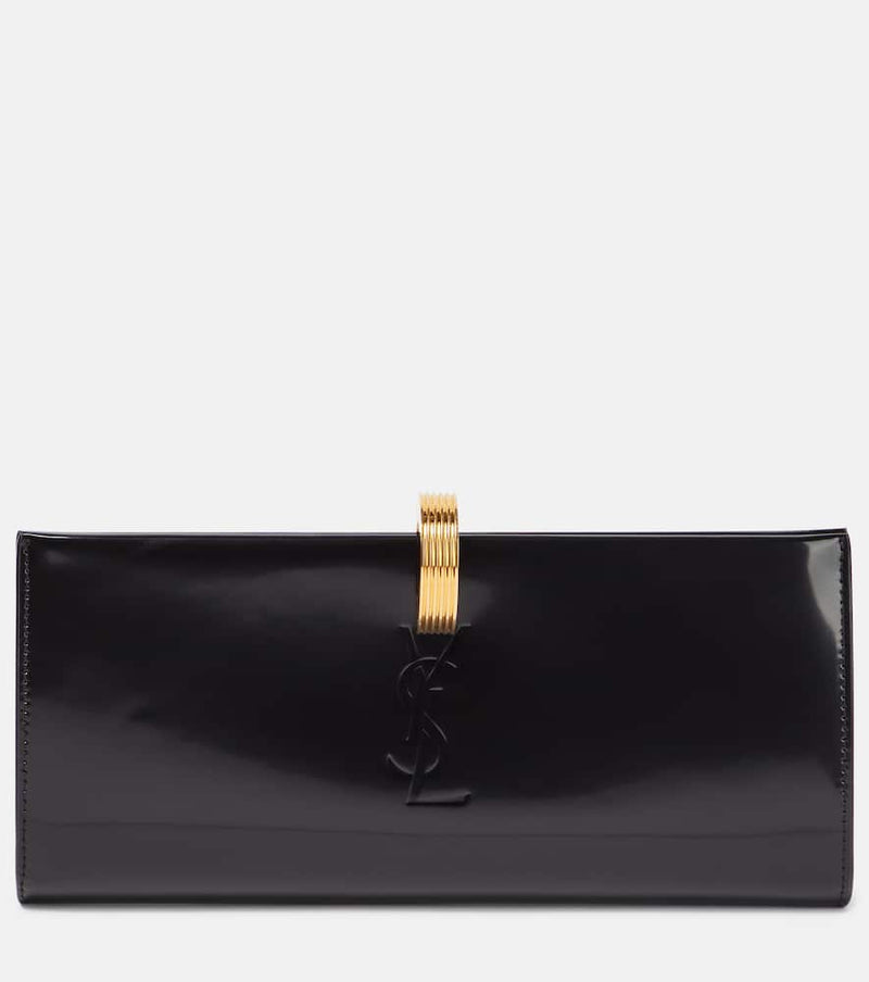 Saint Laurent Daria Minaudière leather clutch